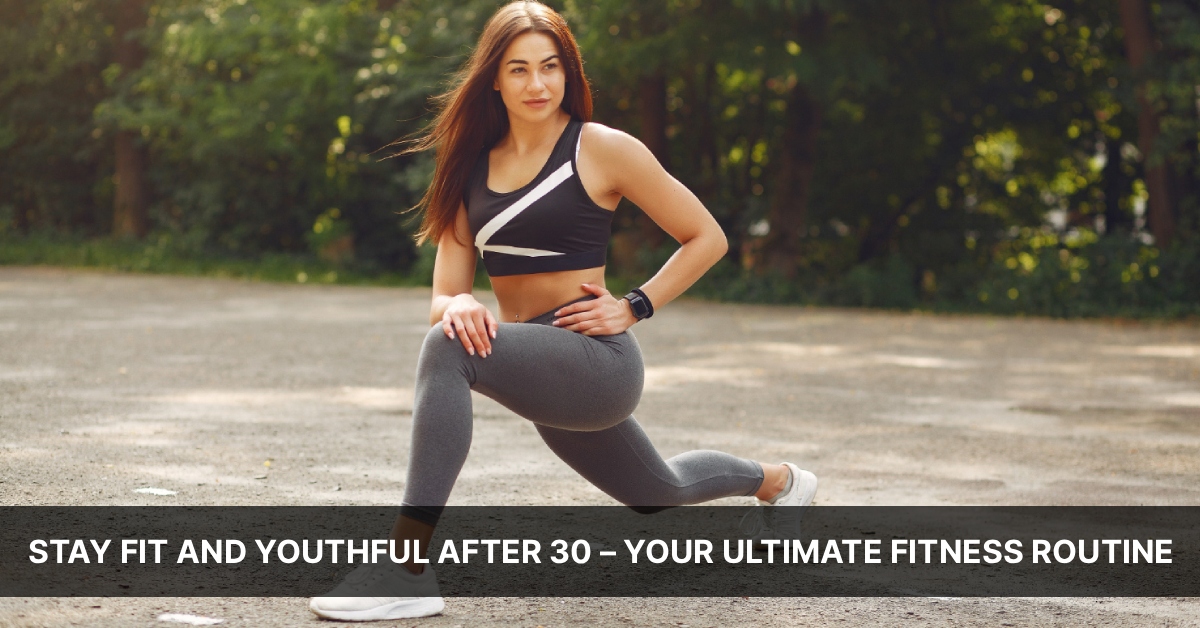 woman exercising after 30 staying fit and strong with healthy lifestyle