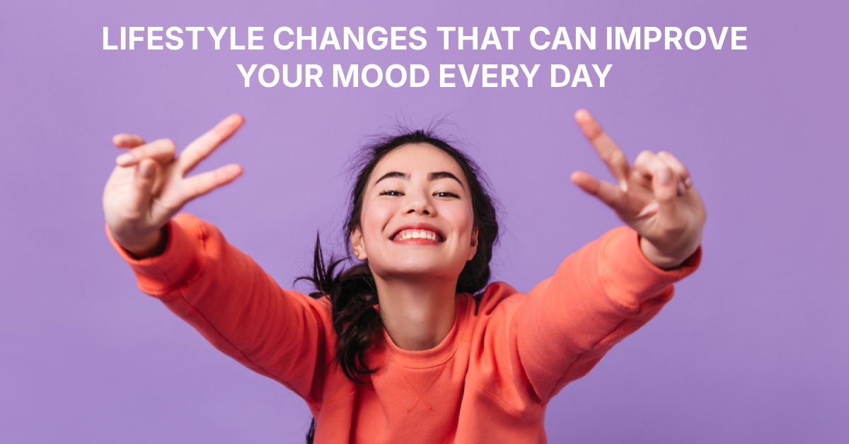 A person practicing simple daily habits to improve mood and boost positivity
